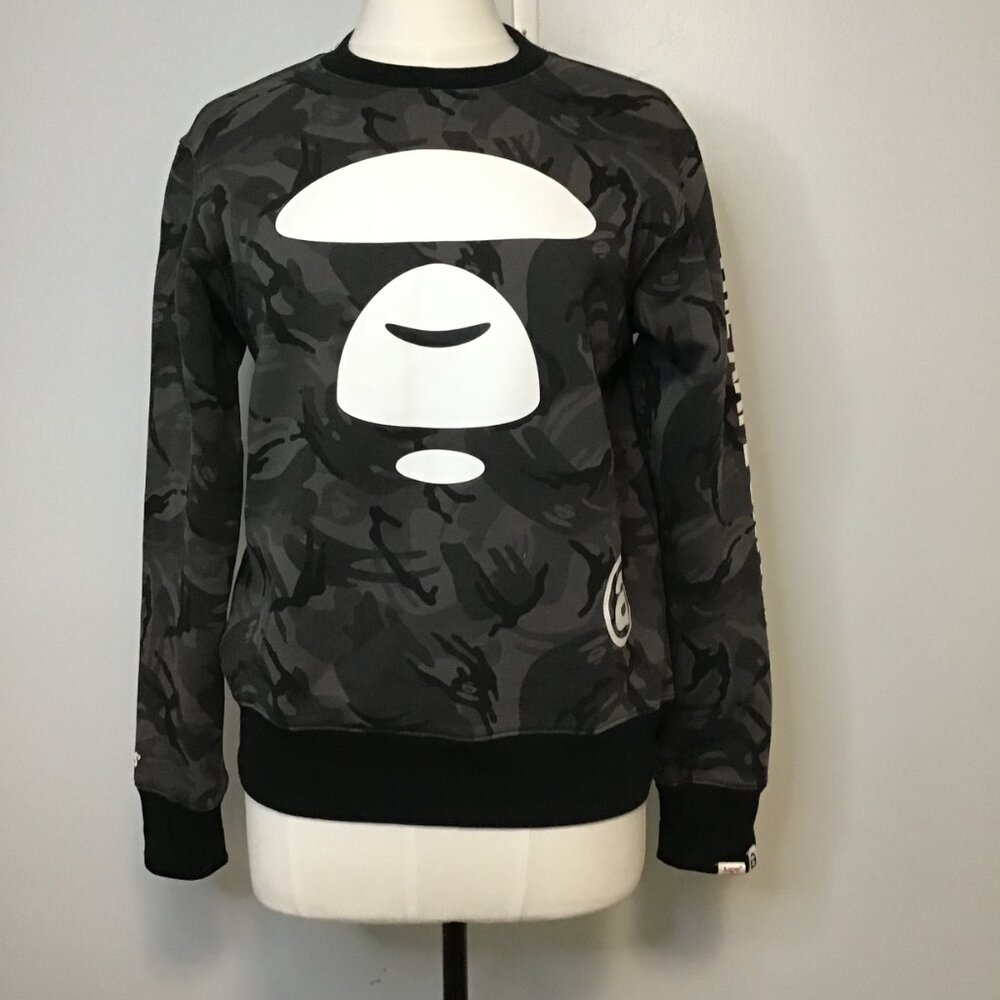 A Bathing Ape Aape Bape Crewneck Sweatshirt Size S